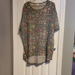 LuLaRoe Irma Multicolor Floral Tunic